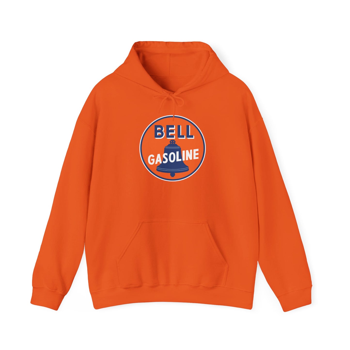 Bell Gasoline Logo Hoodie — Vintage Gas Station Graphic Sweatshirt