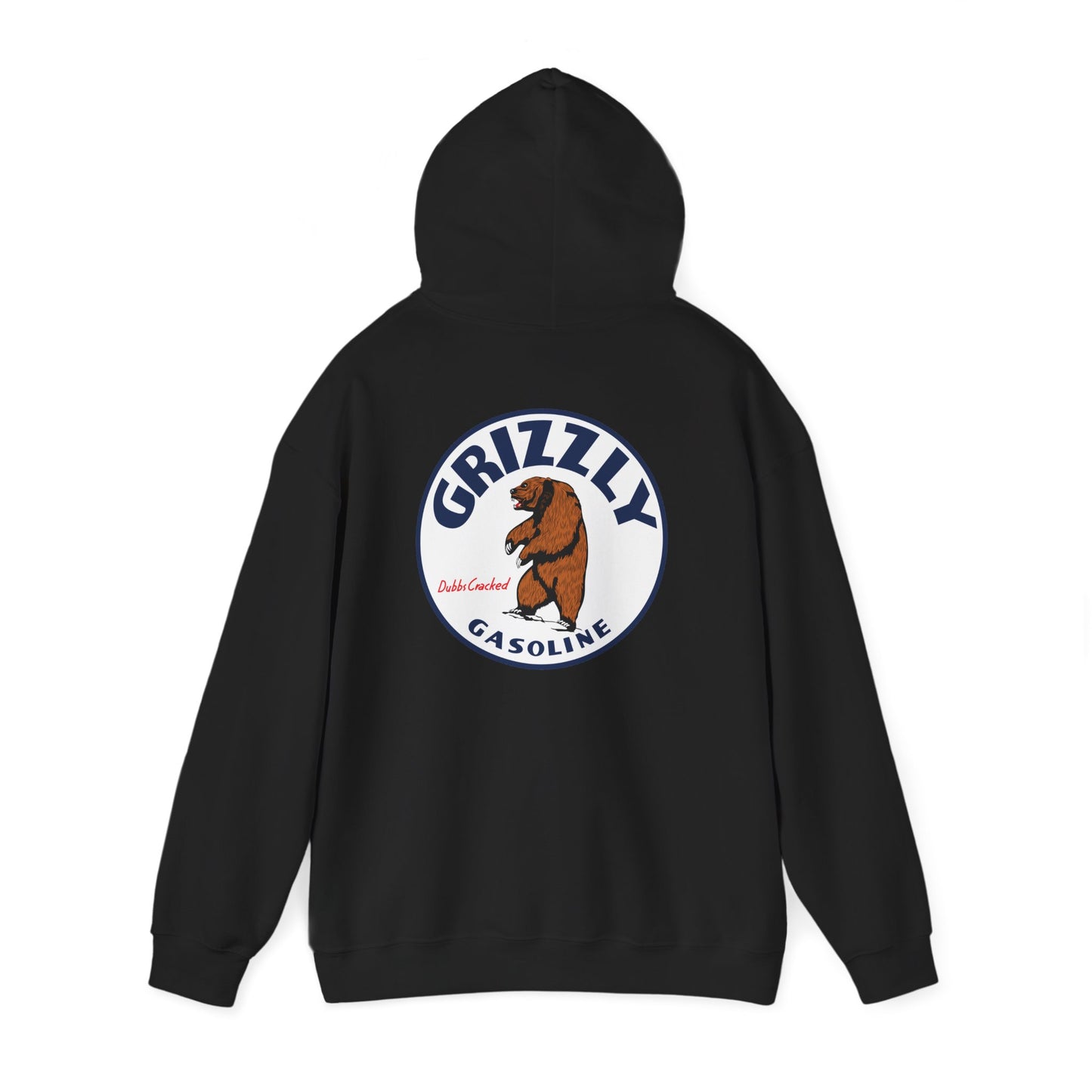 Grizzly Gasoline Logo Hoodie – Retro Bear Graphic Sweatshirt