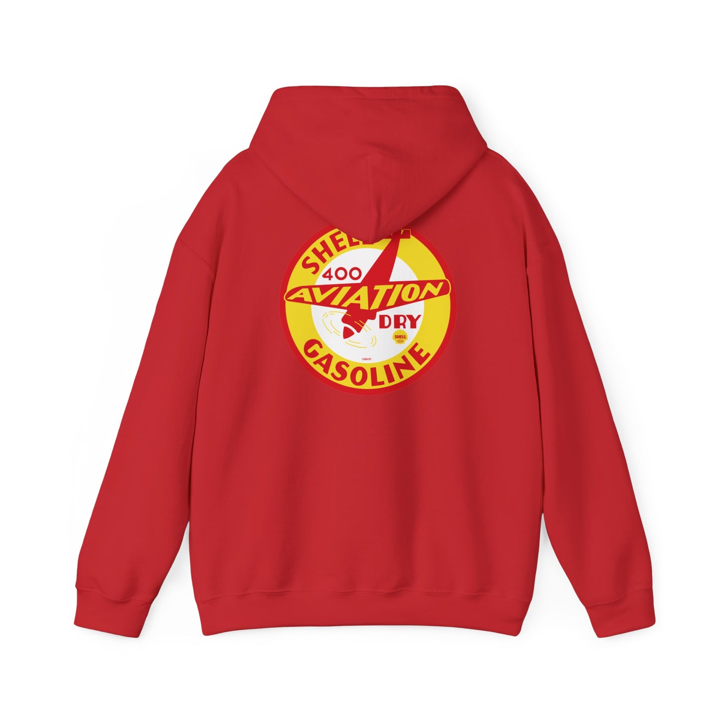 Shell 400 Aviation Gasoline Hoodie — Vintage  Logo Pullover