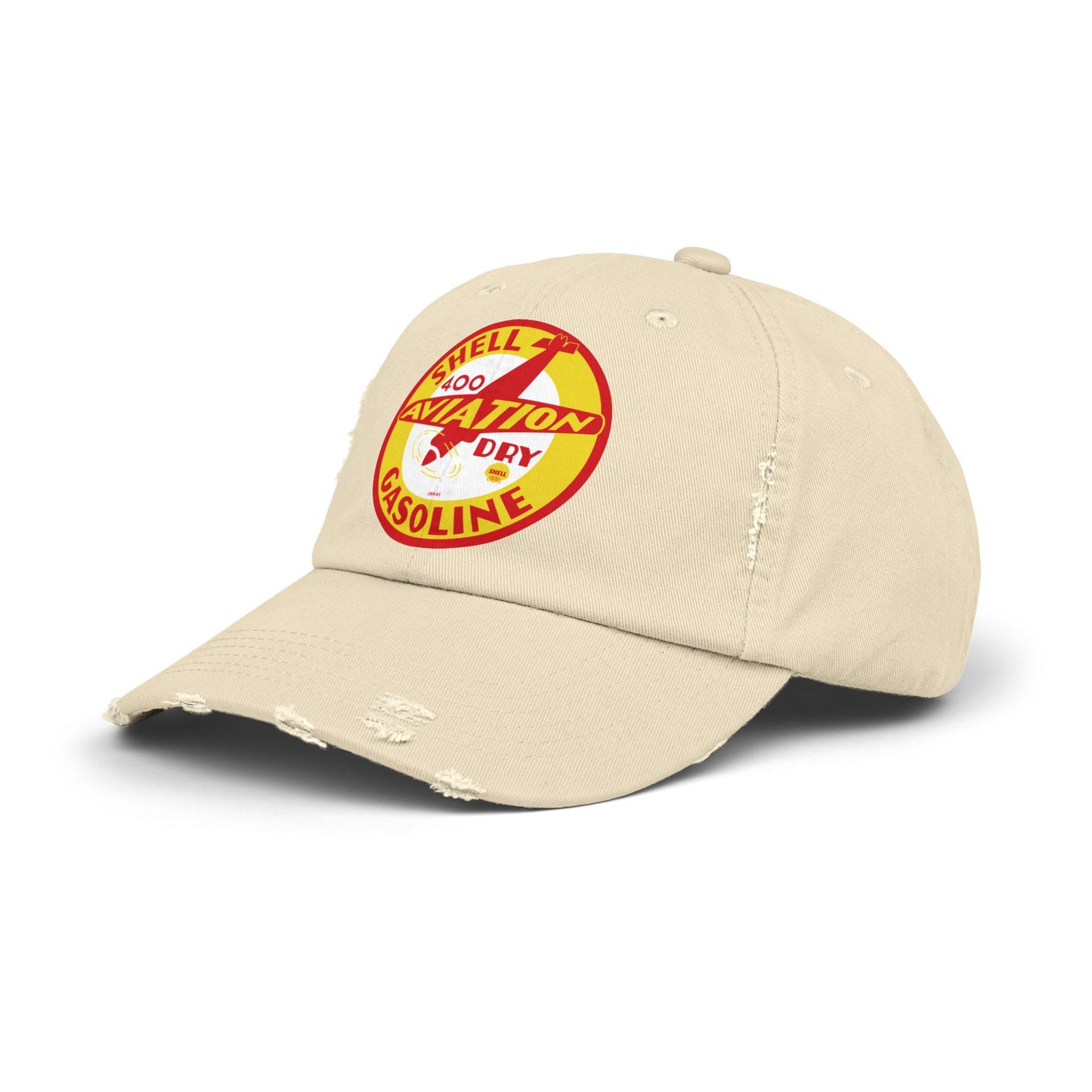 Shell aviation 400 Gasoline Aviation Patch Cap – Vintage Shell 400 Distressed Hat