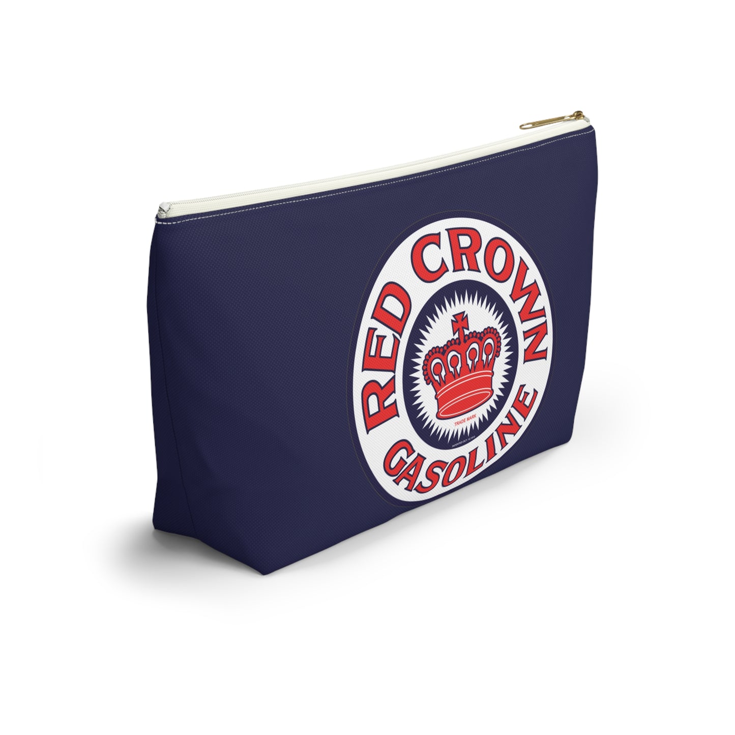 Red Crown Gasoline Accessory Pouch — Vintage Standard Oil Petroliana Gift | The Faded Label Co.