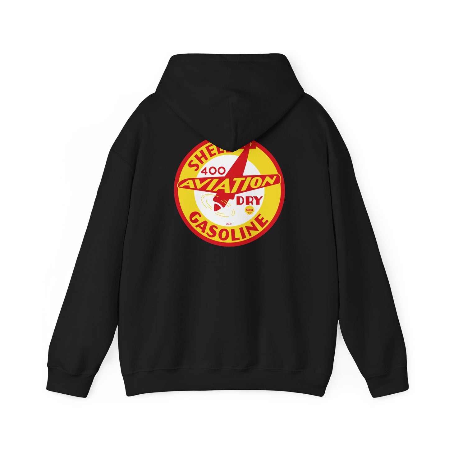 Shell 400 Aviation Gasoline Hoodie — Vintage  Logo Pullover