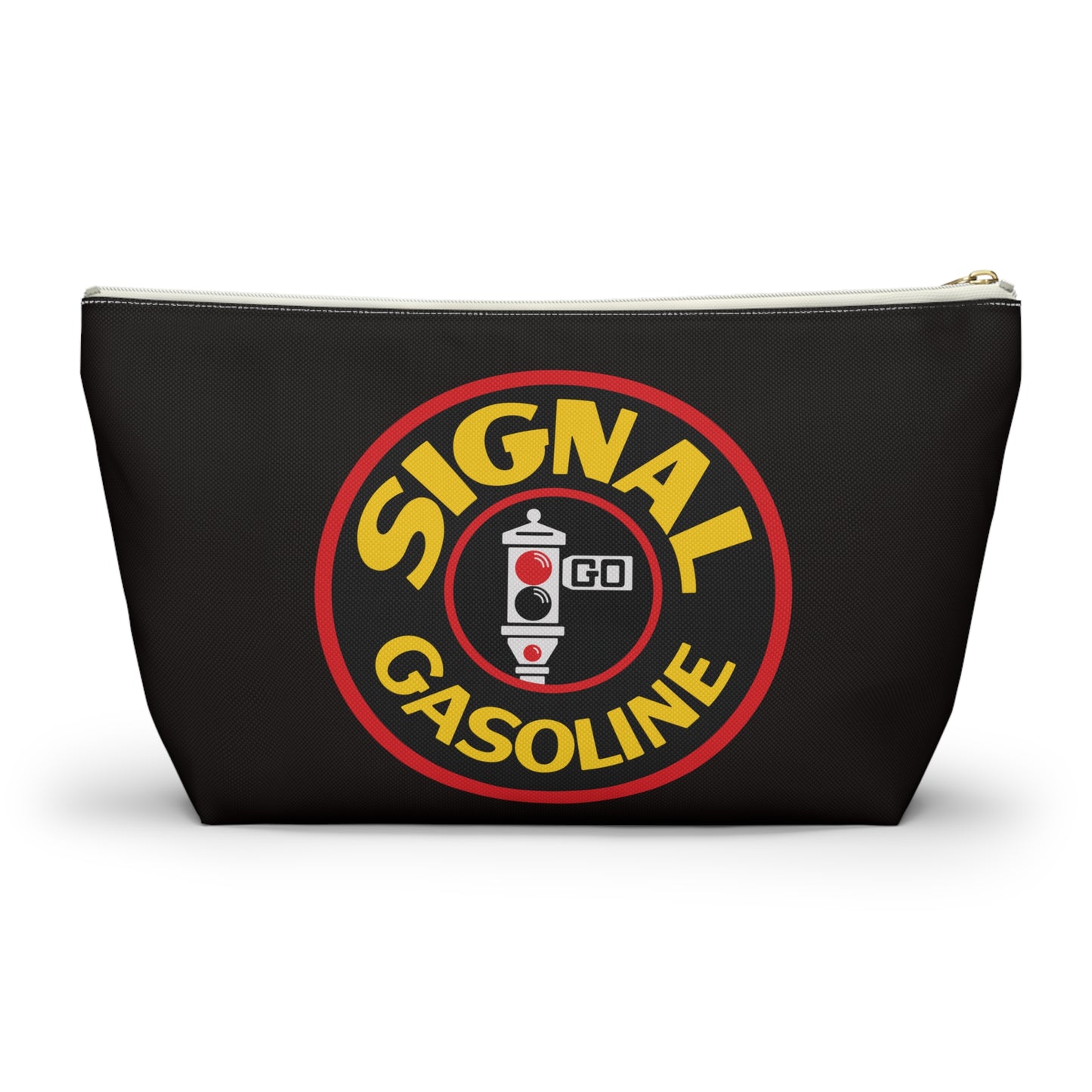 Signal Gasoline Accessory Pouch — Vintage California Petroliana Gift | The Faded Label Co.