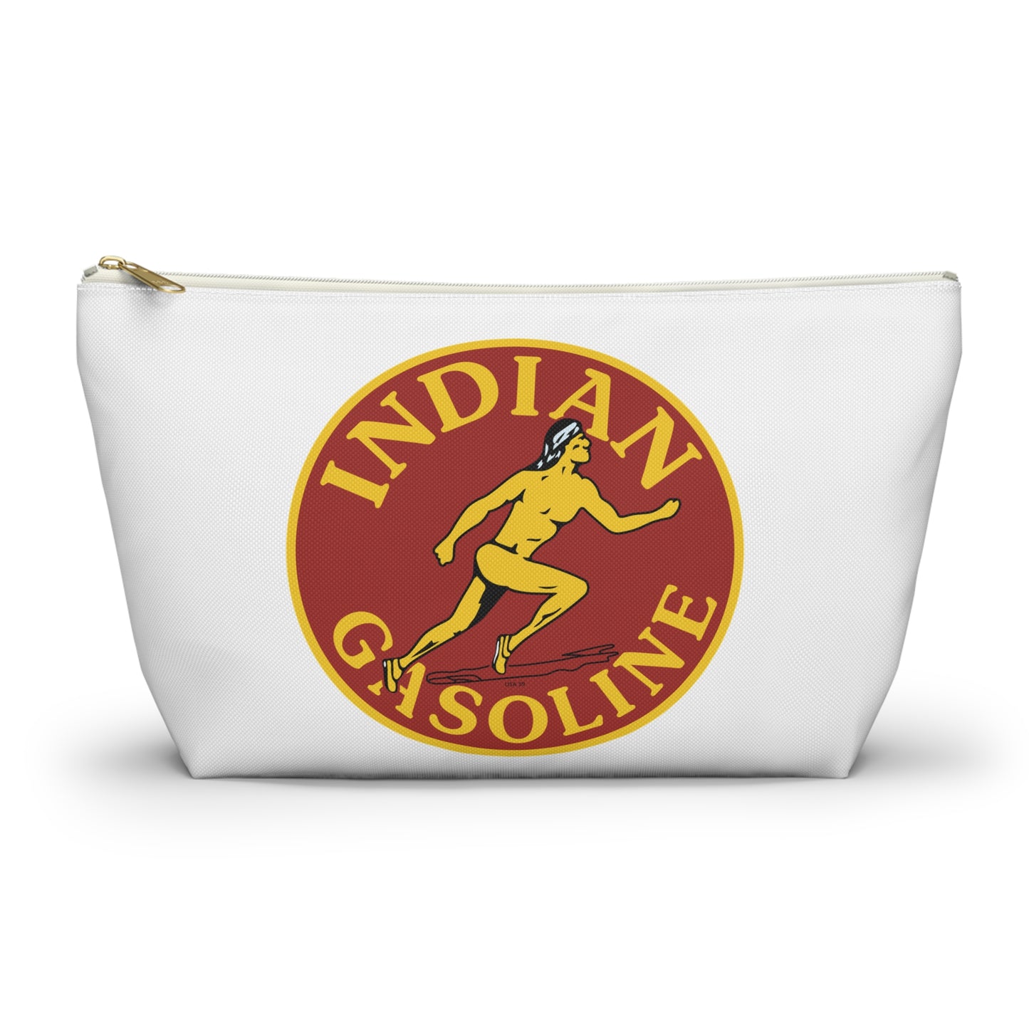 Indian Gasoline Accessory Pouch — Vintage Petroliana Gift | The Faded Label Co.