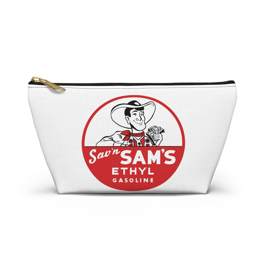 Sam's Ethyl Gasoline Accessory Pouch — Vintage Petroliana Gift | The Faded Label Co.
