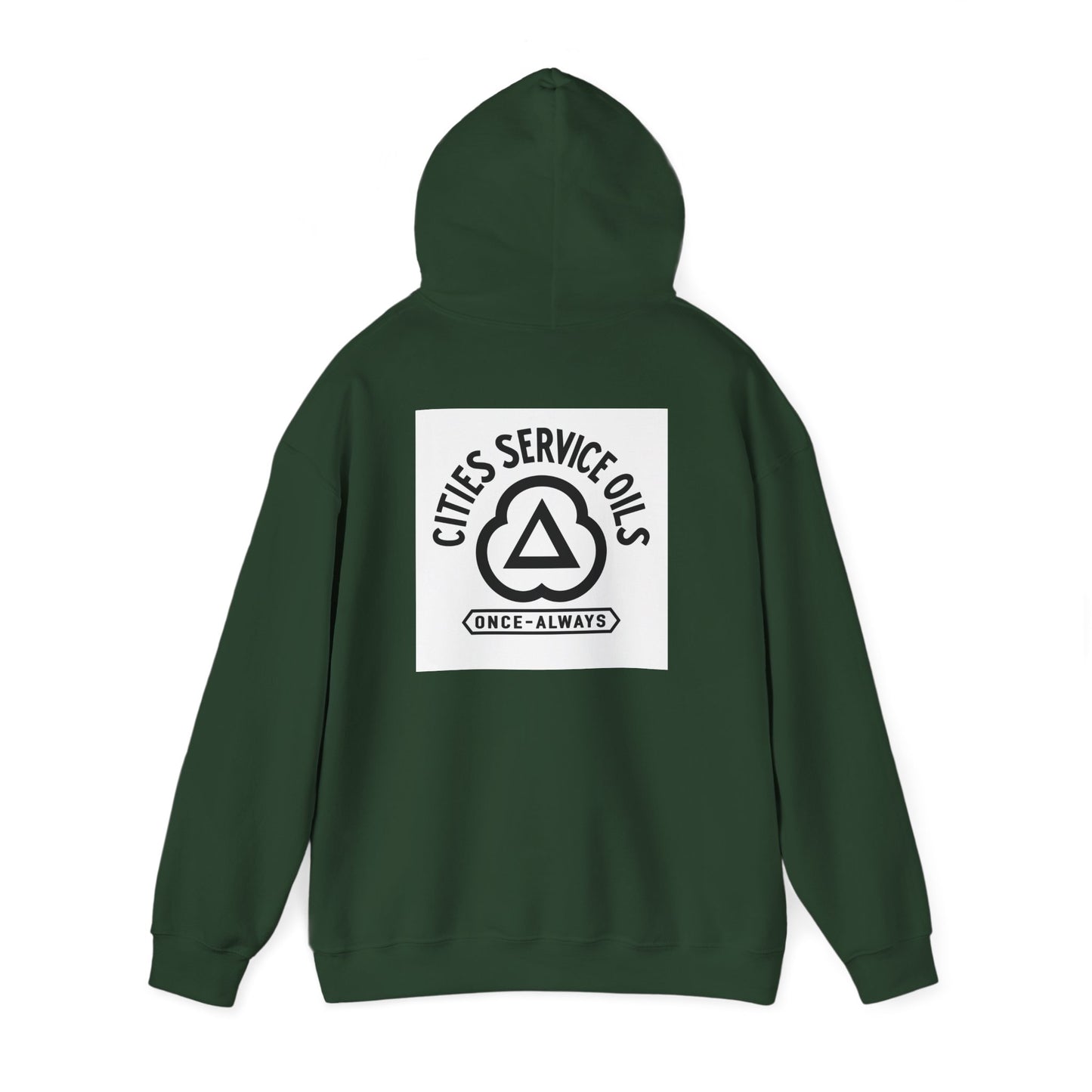 Cities Service Oils Logo Hoodie — 'Once & Always' Retro Gasoline Streetwear