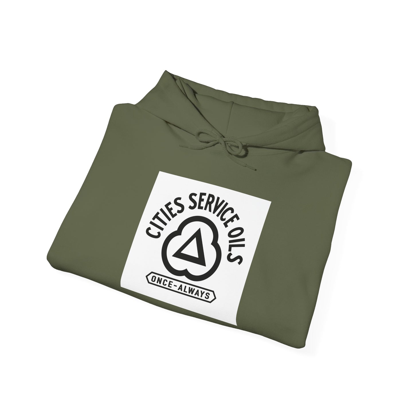 Cities Service Oils Logo Hoodie — 'Once & Always' Retro Gasoline Streetwear