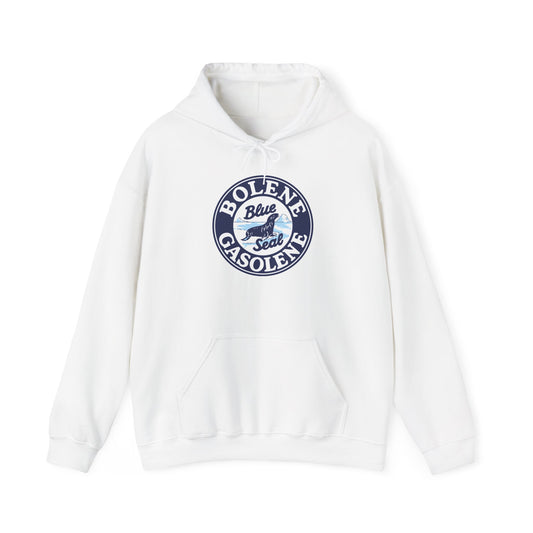 Bolene Blue Seal Gasolene Hoodie — Vintage Petroliana | The Faded Label Co.