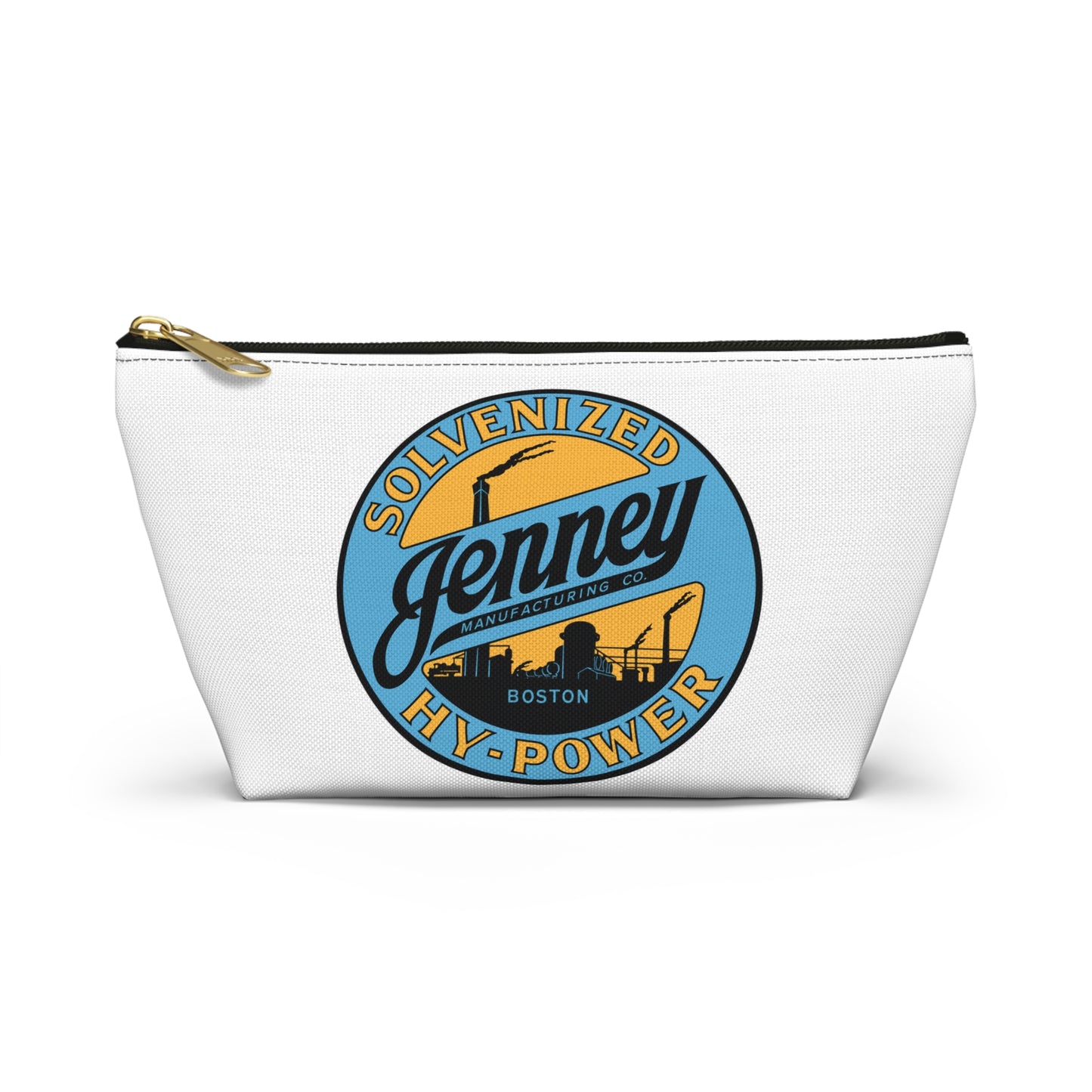 Jenney Gasoline Accessory Pouch — Vintage New England Petroliana Gift | The Faded Label Co.
