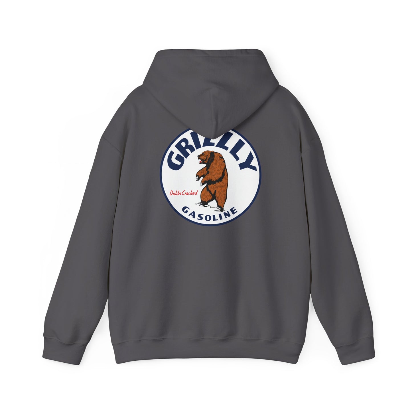 Grizzly Gasoline Logo Hoodie – Retro Bear Graphic Sweatshirt