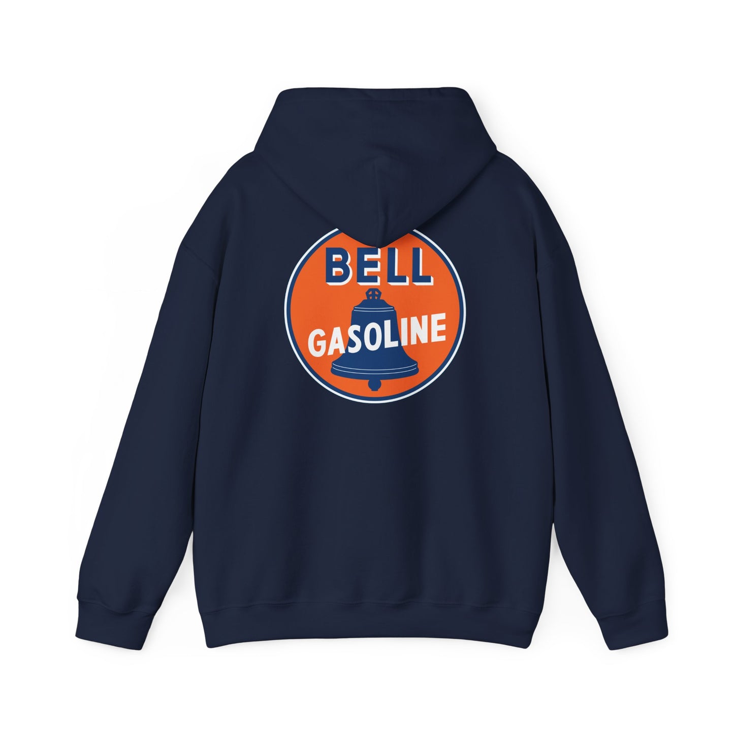 Bell Gasoline Logo Hoodie — Vintage Gas Station Graphic Sweatshirt