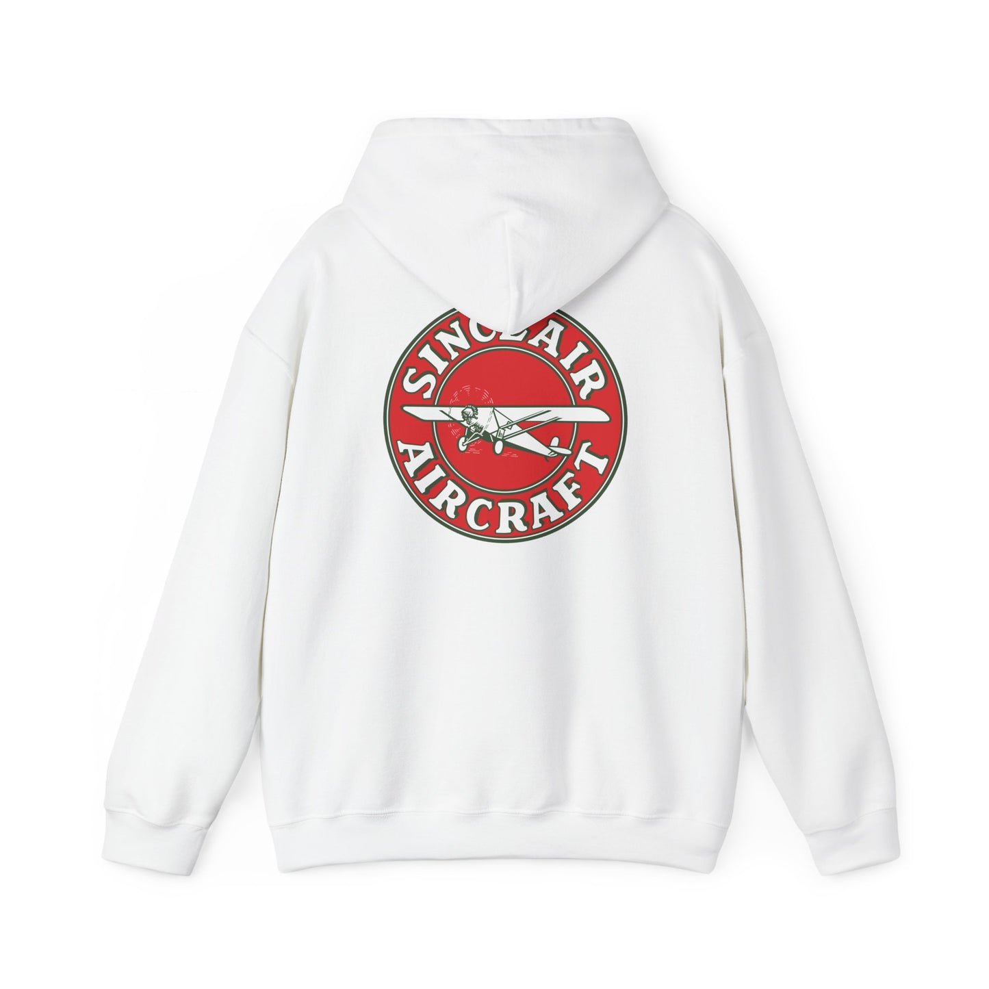 Sinclair Aircraft Vintage Logo Hoodie — Retro Aviation Pullover