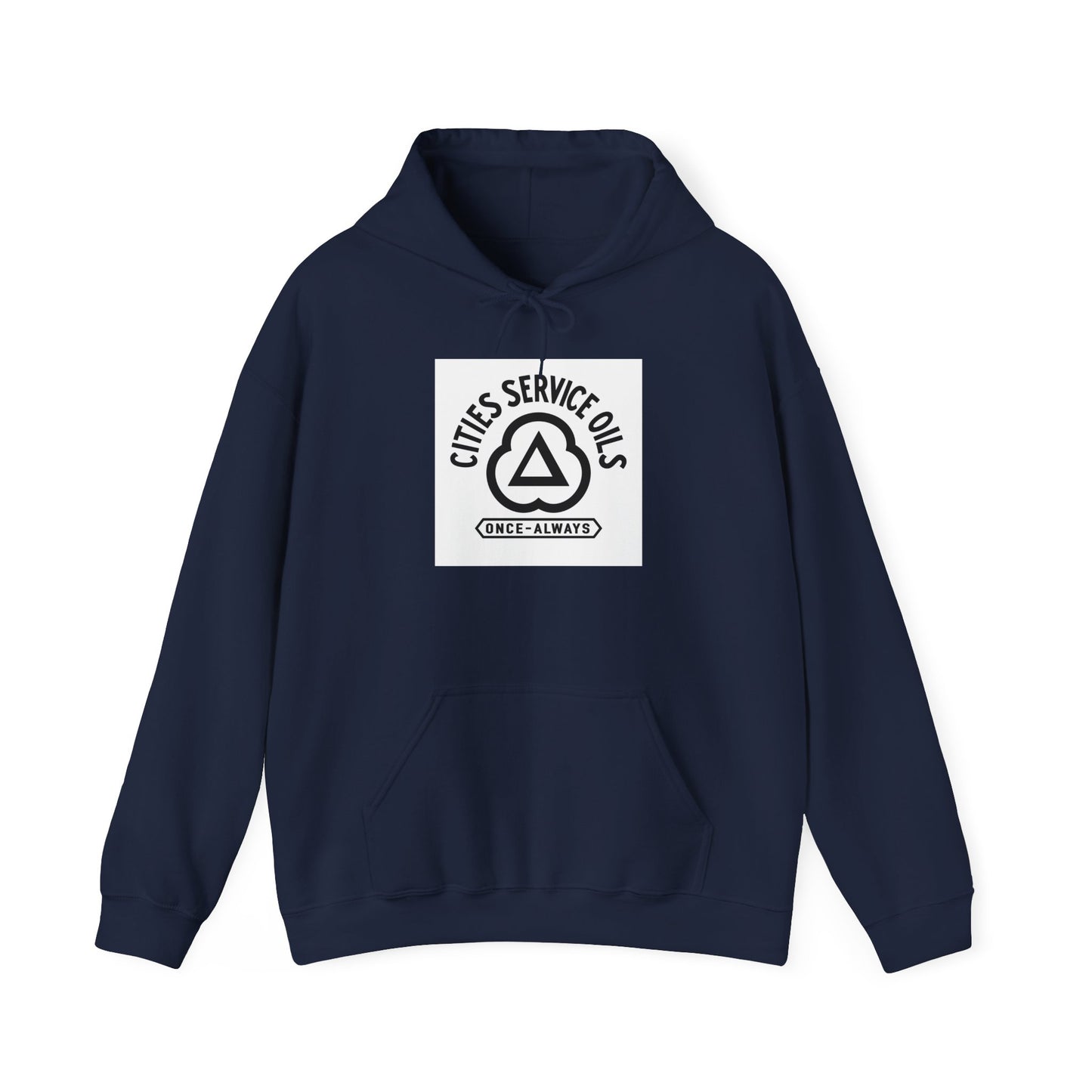Cities Service Oils Logo Hoodie — 'Once & Always' Retro Gasoline Streetwear