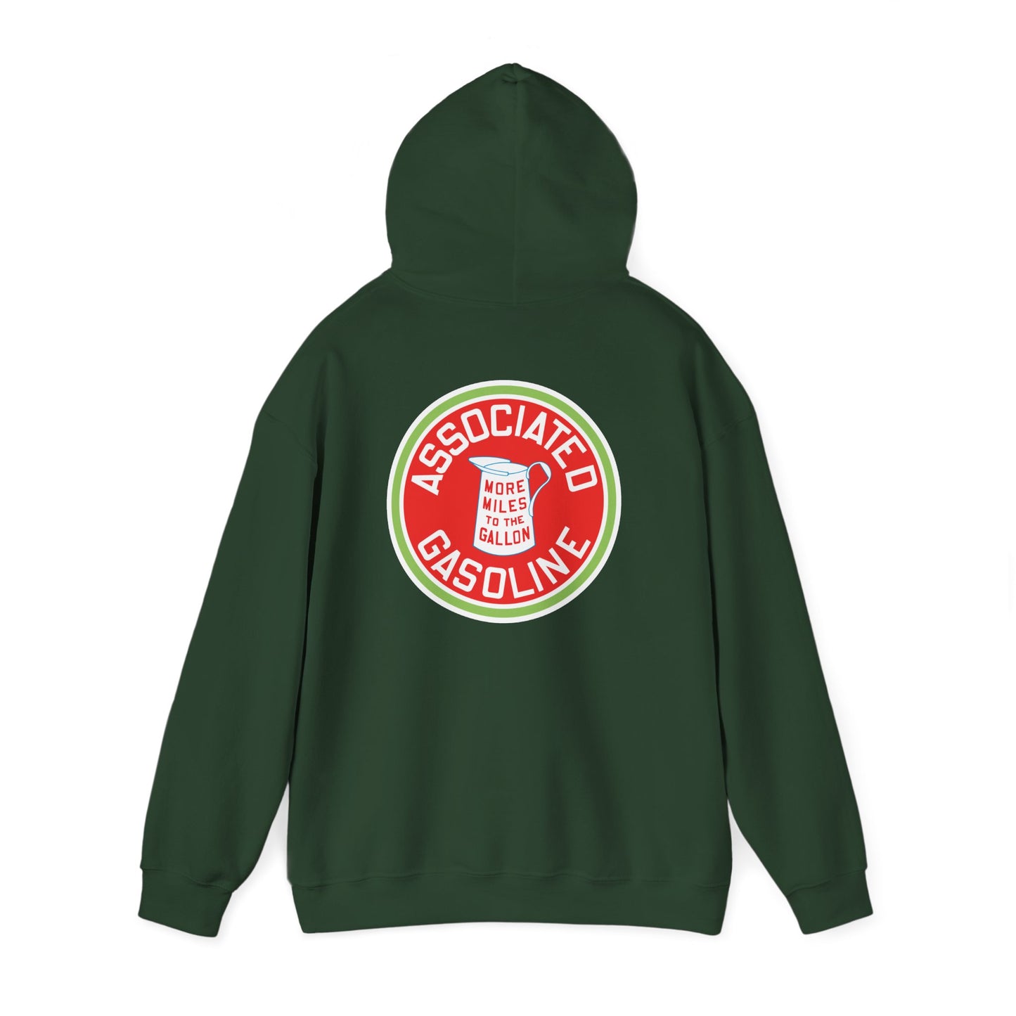 Associated Gasoline Gasoline Logo Hoodie — Vintage Retro Petrol Patch