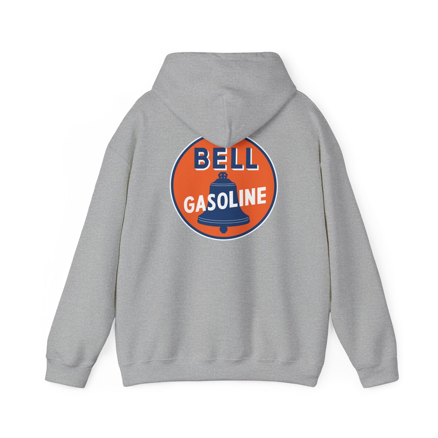 Bell Gasoline Logo Hoodie — Vintage Gas Station Graphic Sweatshirt