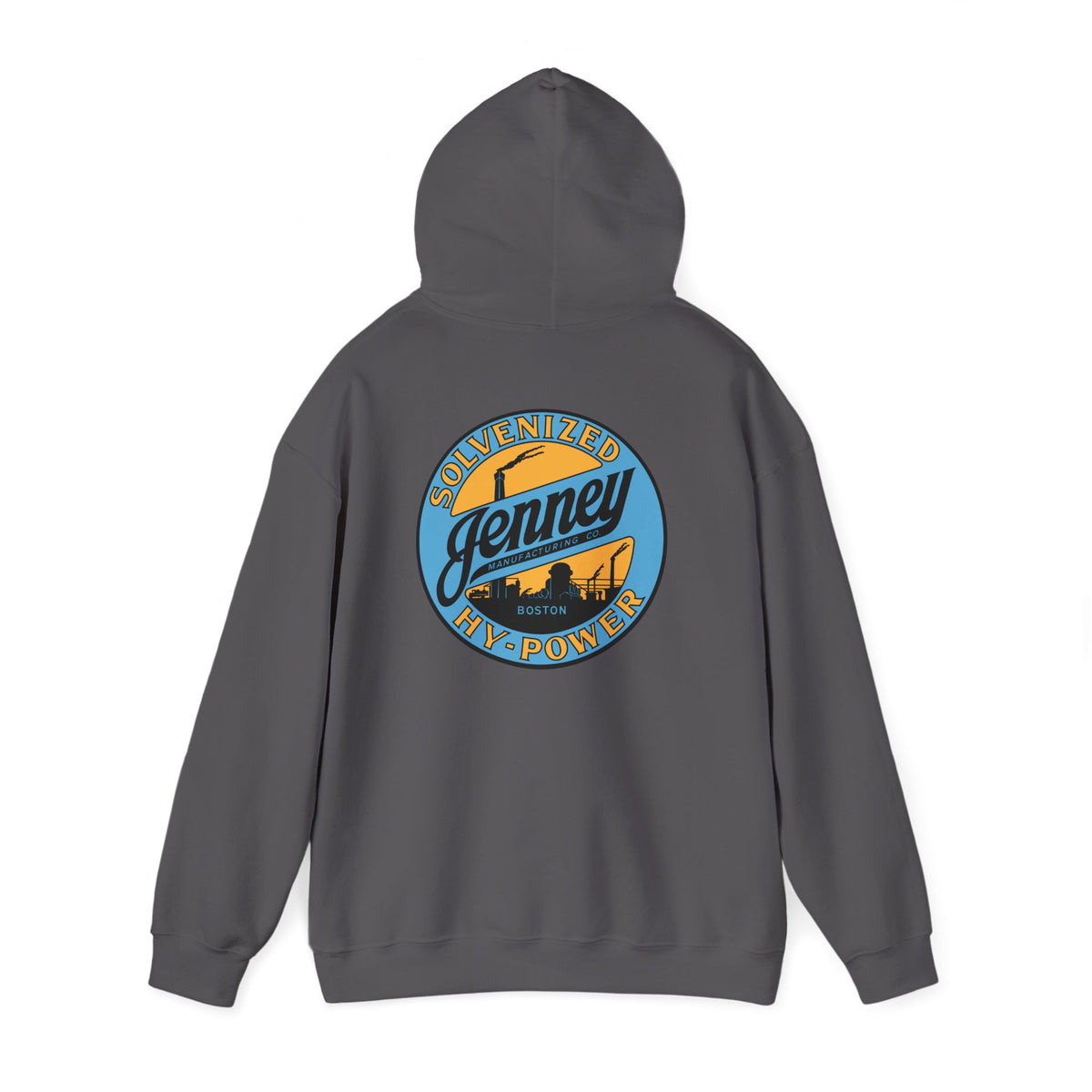 Jenney Hy-Power Hoodie — Vintage Boston Petroliana | The Faded Label Co.