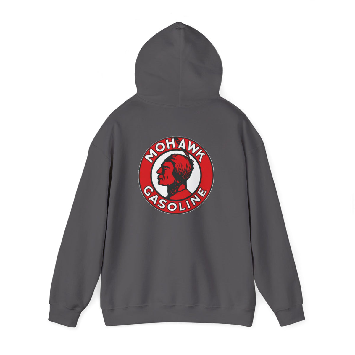 Mohawk Gasoline Hoodie — Vintage Gas Station Petroliana | The Faded Label Co.
