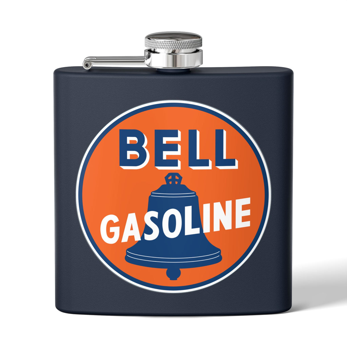 Bell Gasoline Flask — Vintage Route 66 Petroliana Gift | The Faded Label Co.