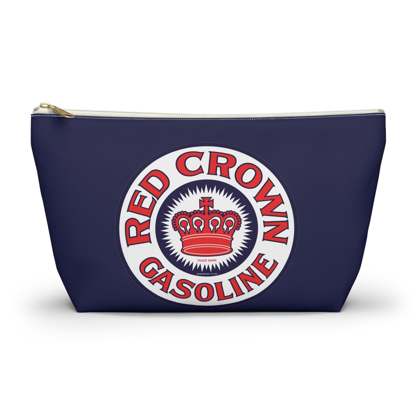 Red Crown Gasoline Accessory Pouch — Vintage Standard Oil Petroliana Gift | The Faded Label Co.