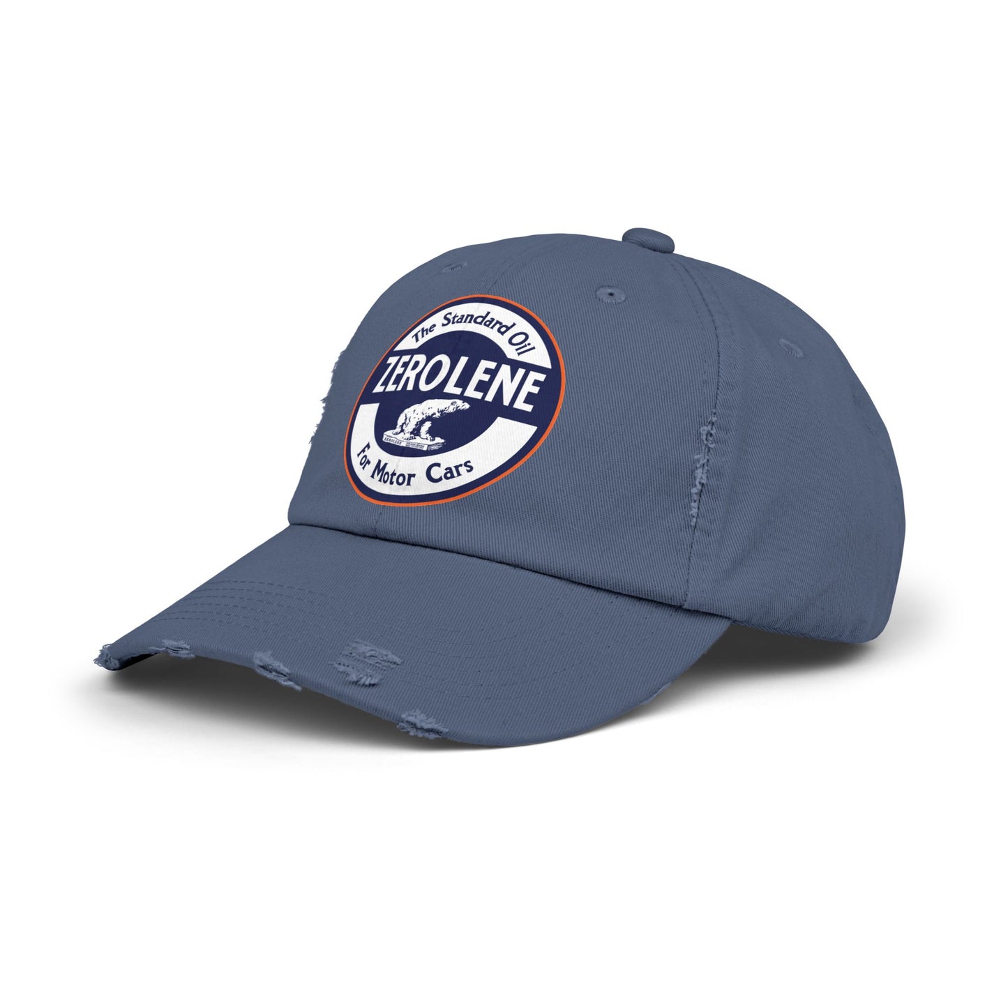 Zerolene Distressed Cap — Retro Motor Oil Logo Hat