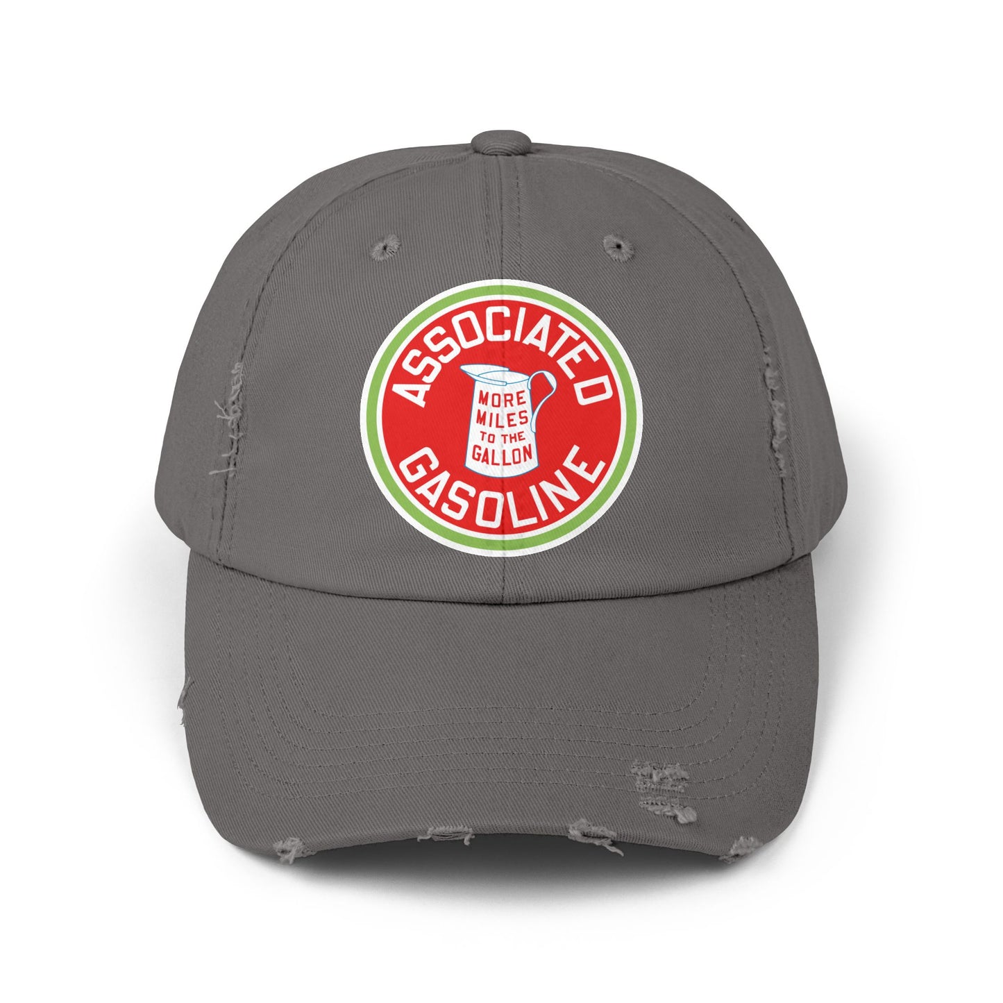 Associated Gasoline Distressed Cap — Vintage Petroliana Hat | The Faded Label Co.