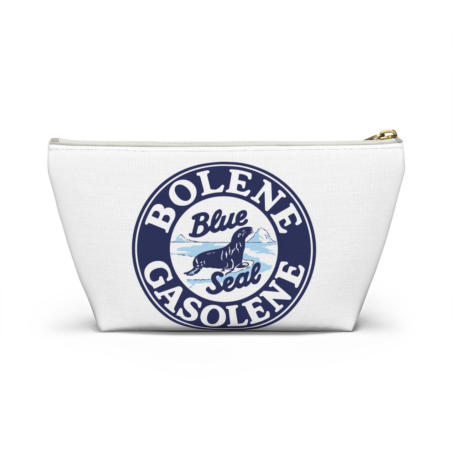 Bolene Blue Seal Gasolene Accessory Pouch — Vintage Petroliana Gift | The Faded Label Co.