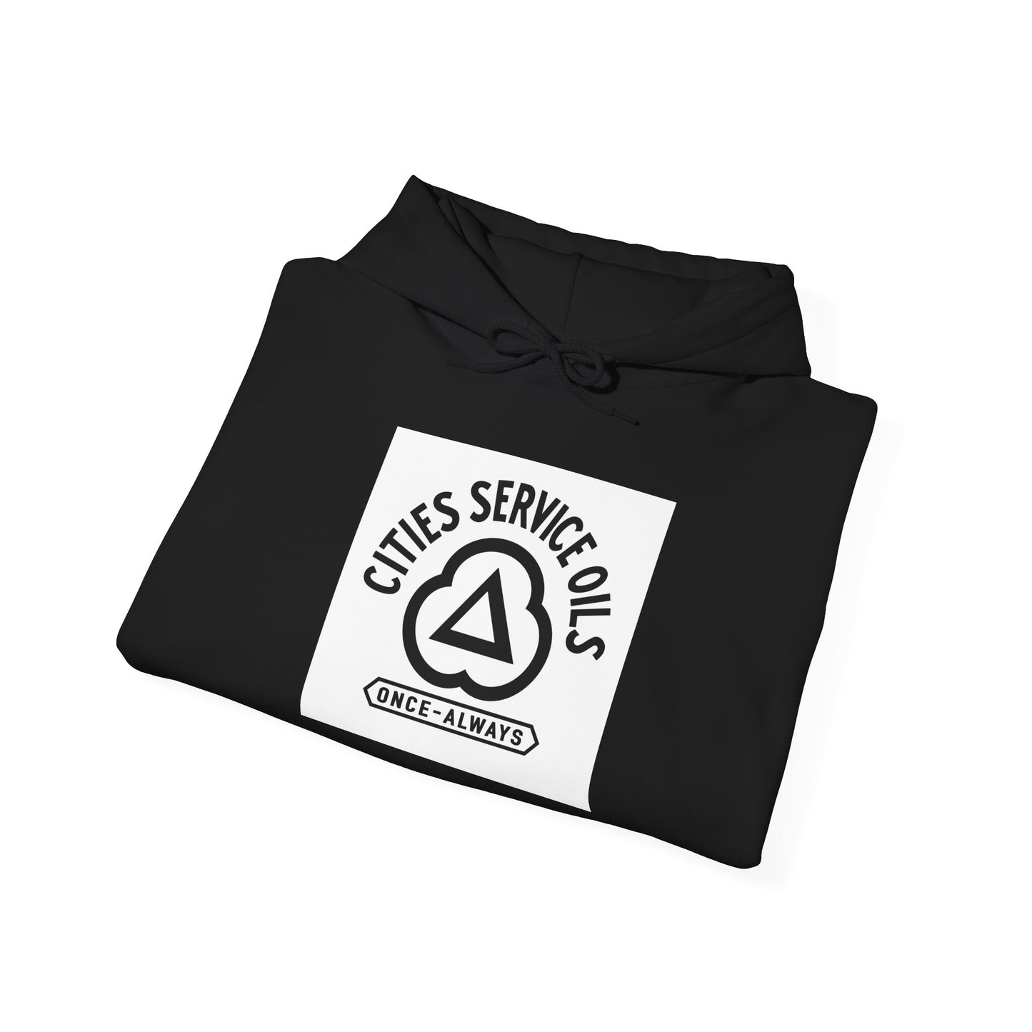 Cities Service Oils Logo Hoodie — 'Once & Always' Retro Gasoline Streetwear