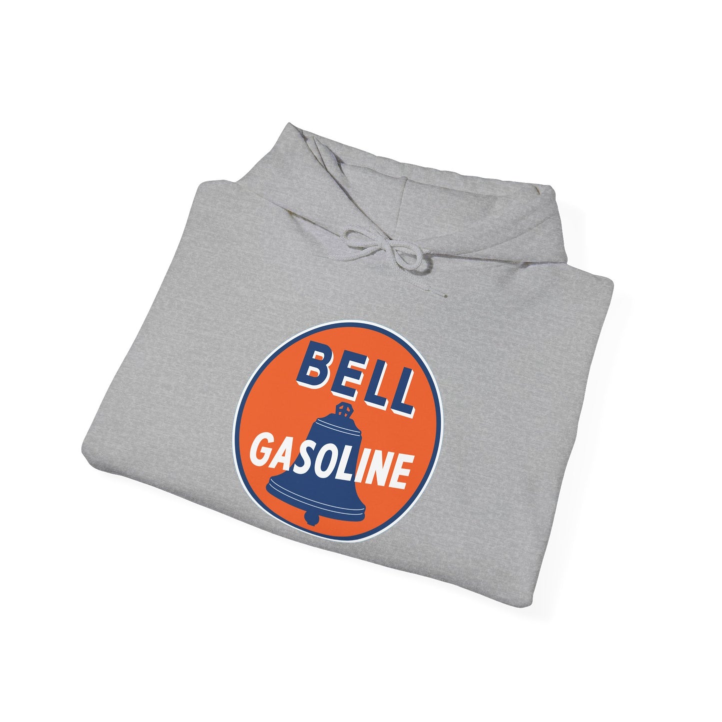 Bell Gasoline Logo Hoodie — Vintage Gas Station Graphic Sweatshirt