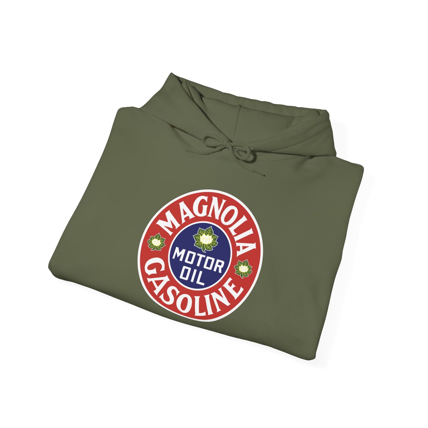 Magnolia Gasoline Motor Oil Retro Logo Hoodie