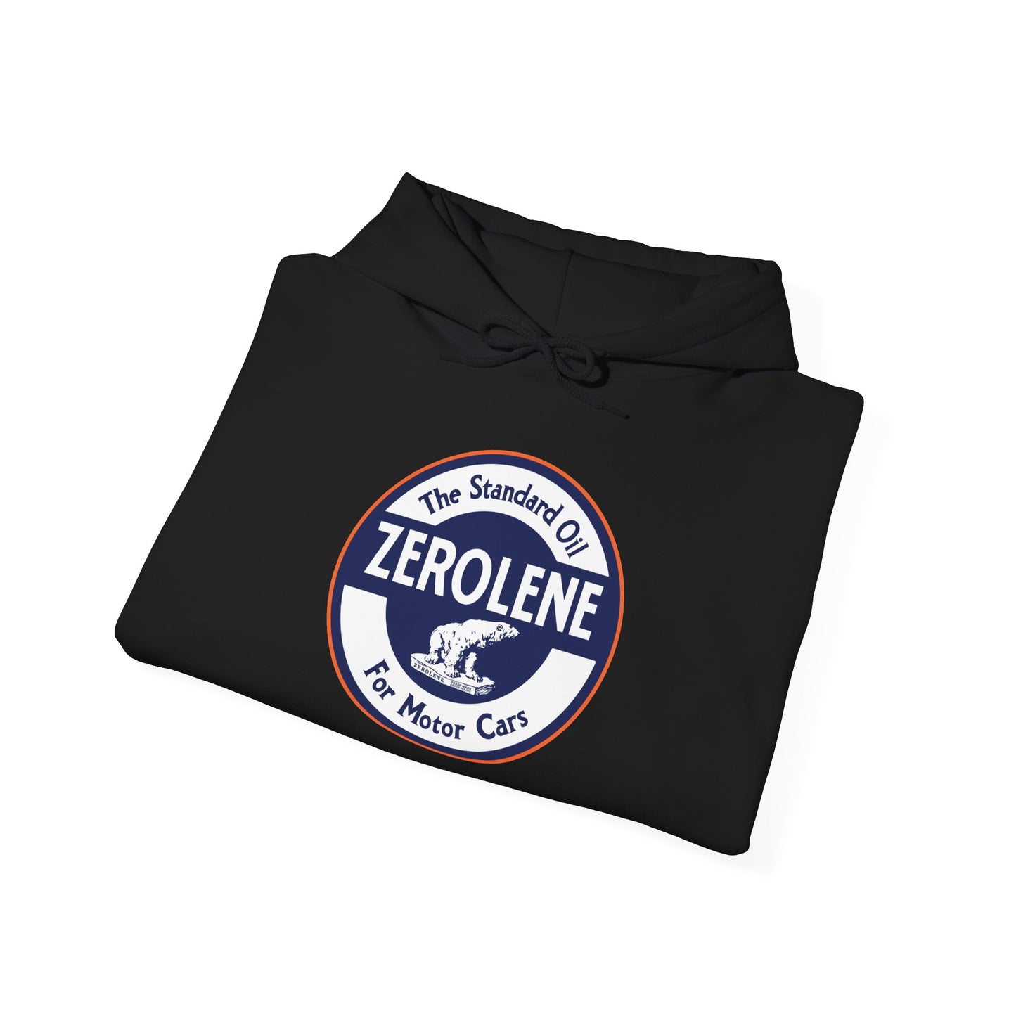 Zerolene Vintage Logo Hoodie — Retro Motor Oil Graphic Sweatshirt