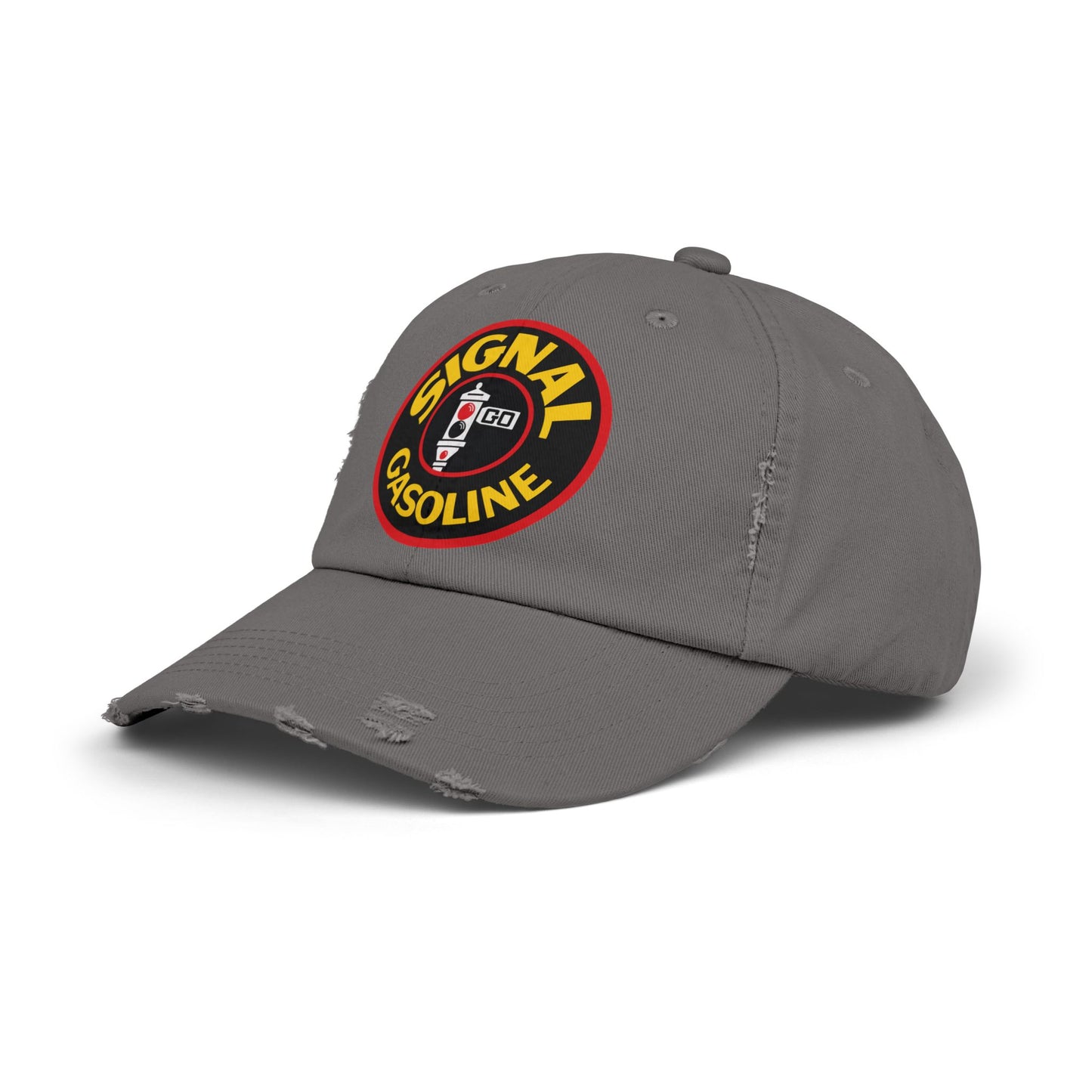 Signal Gasoline Distressed Cap – Vintage Gas Station Logo Hat