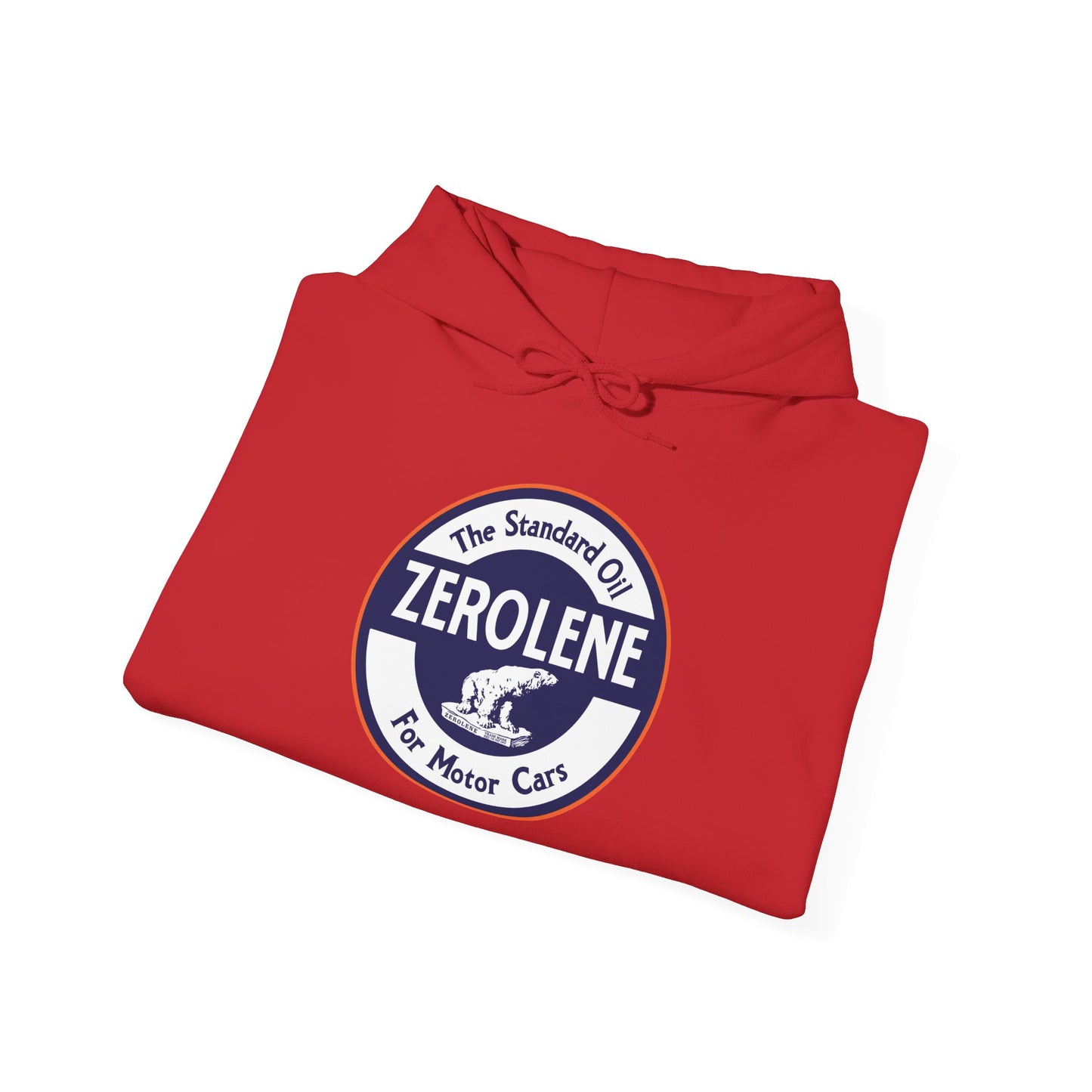 Zerolene Vintage Logo Hoodie — Retro Motor Oil Graphic Sweatshirt