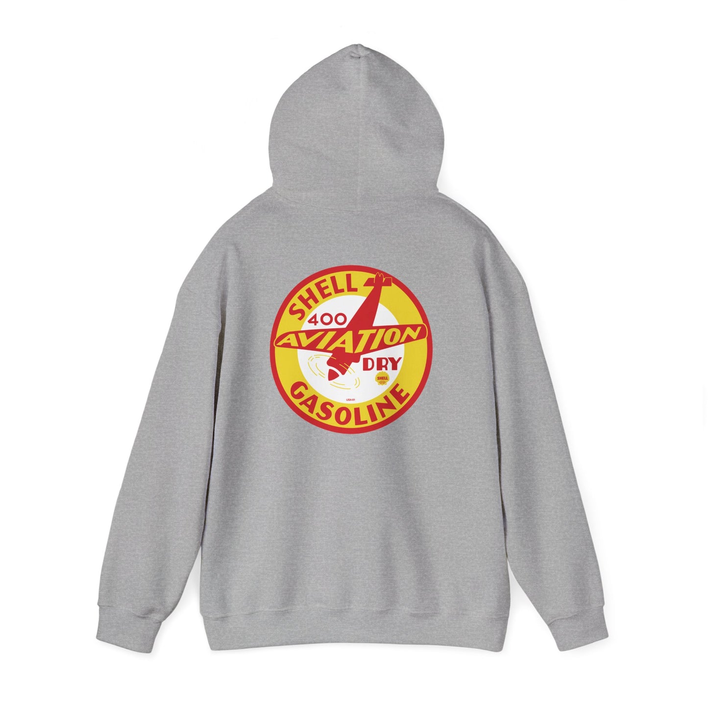 Shell 400 Aviation Gasoline Hoodie — Vintage  Logo Pullover