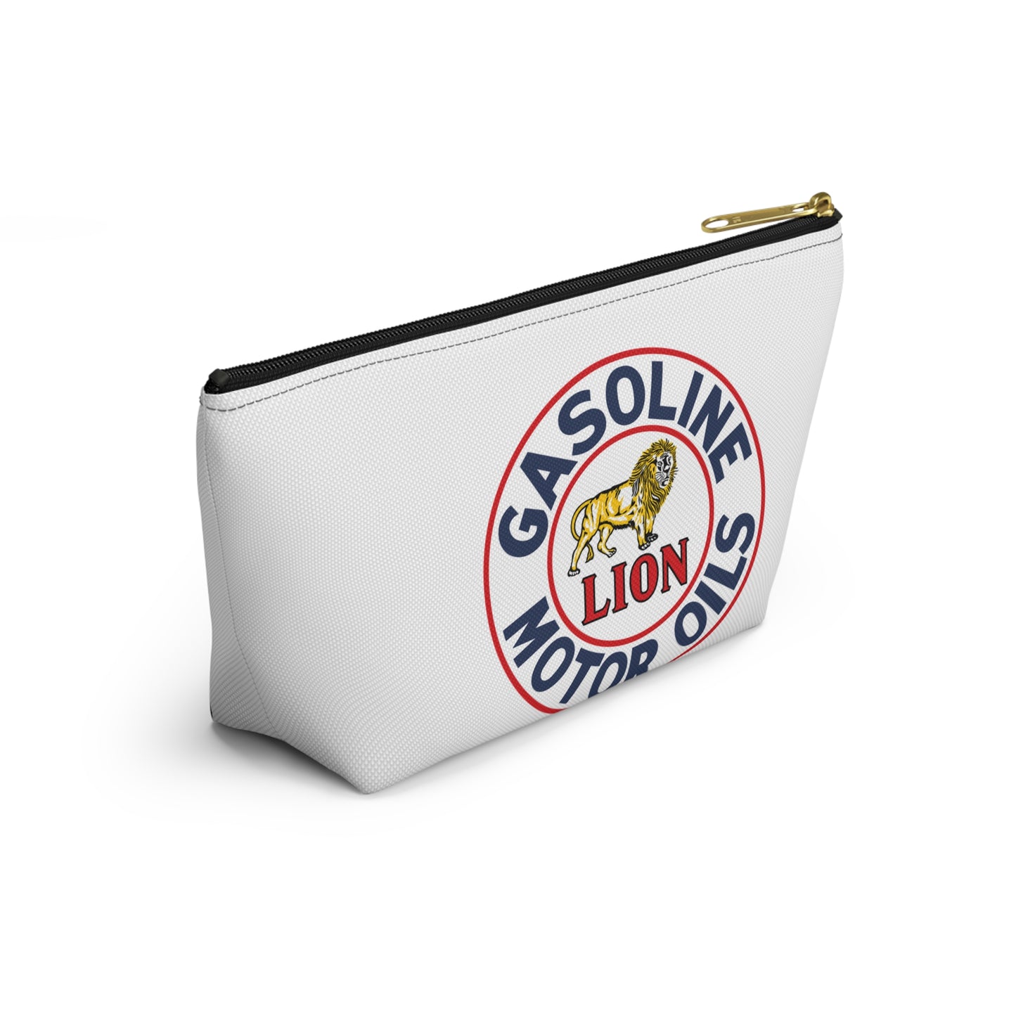 Lion Gasoline Accessory Pouch — Vintage Arkansas Petroliana Gift | The Faded Label Co.