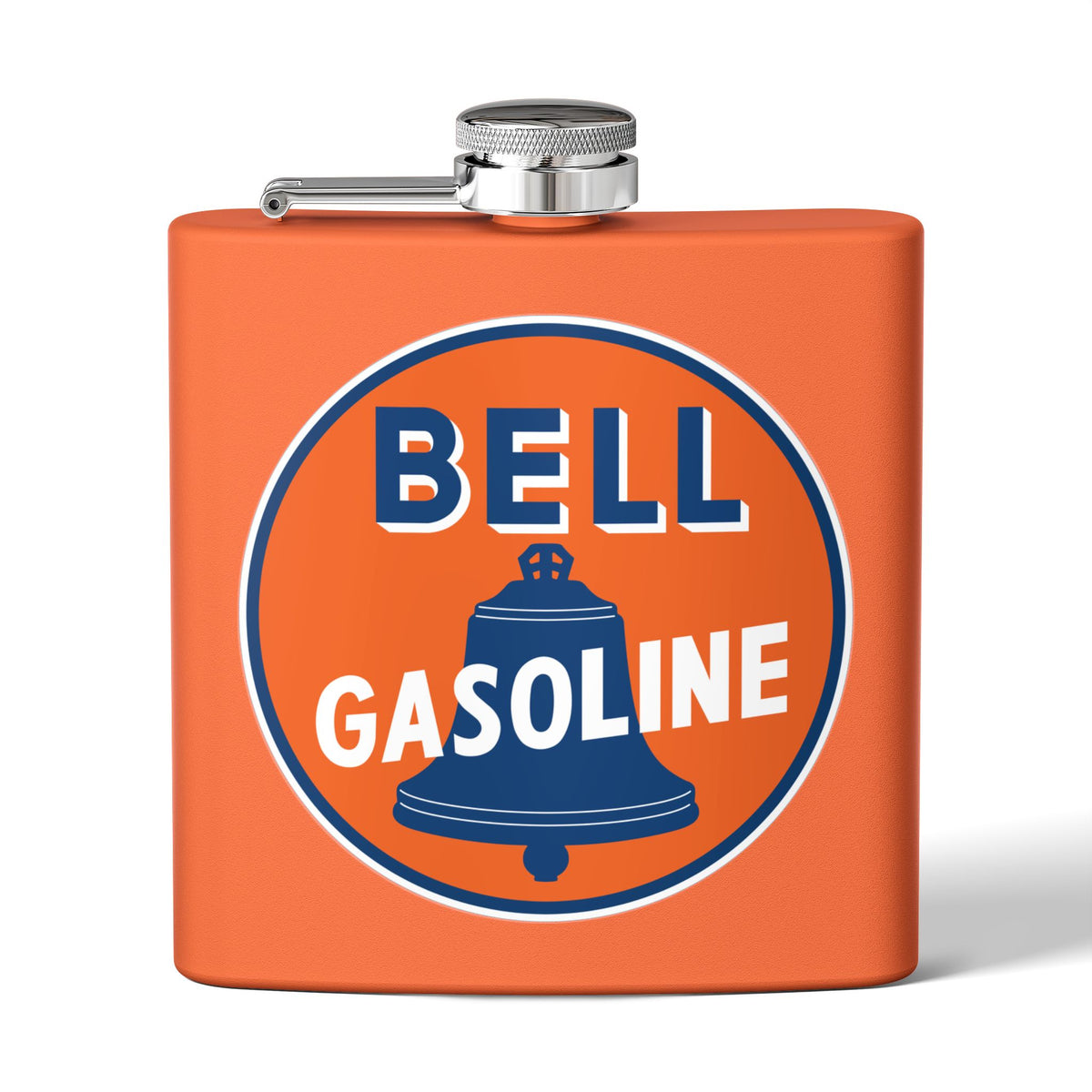 Bell Gasoline Flask — Vintage Route 66 Petroliana Gift | The Faded Label Co.