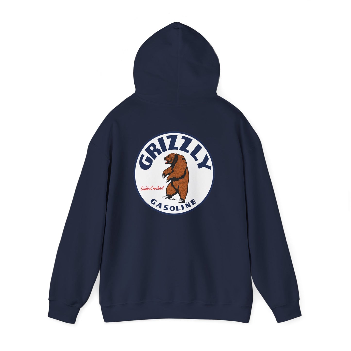 Grizzly Gasoline Logo Hoodie – Retro Bear Graphic Sweatshirt