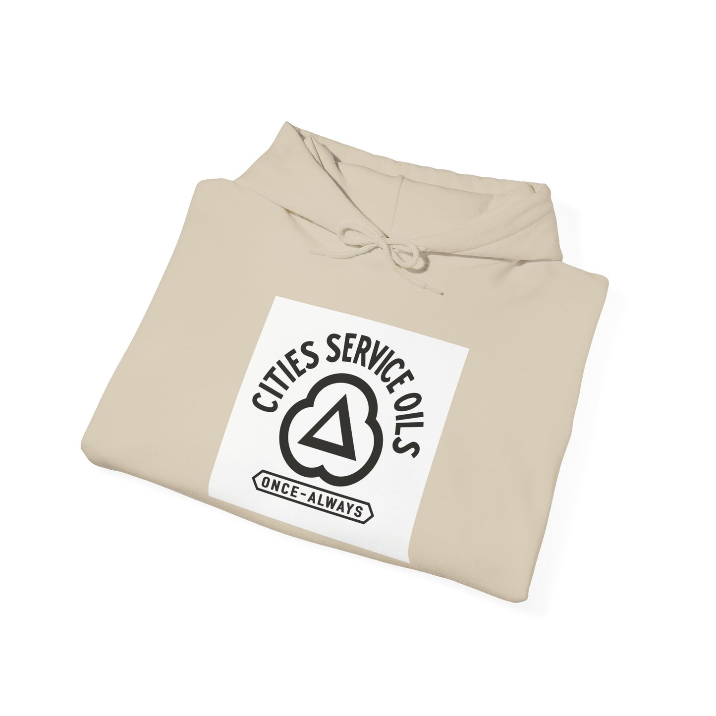 Cities Service Oils Logo Hoodie — 'Once & Always' Retro Gasoline Streetwear
