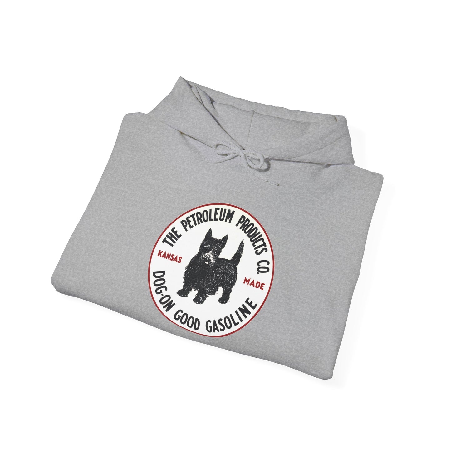 "Dog On Good GasolinScottie Dog Logo Hoodie — e" Vintage-Inspired Sweatshirt