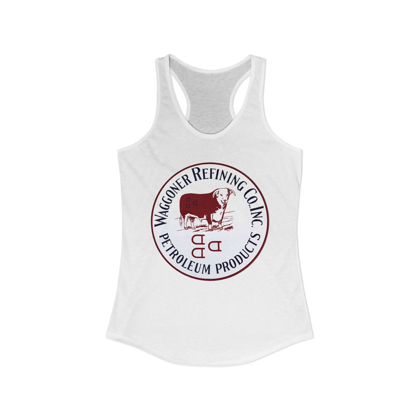 Waggoner Refining Co. Racerback Tank — Vintage Texas Petroliana Gift | The Faded Label Co.