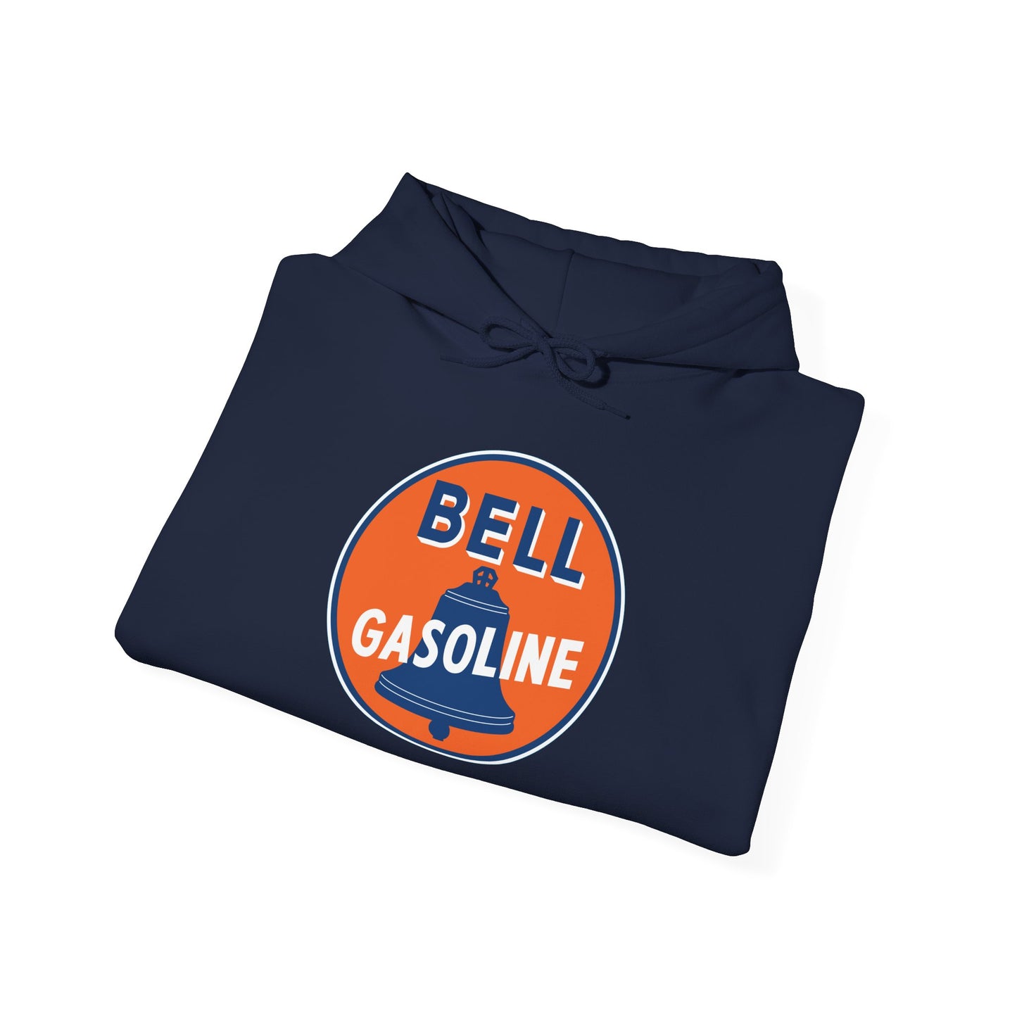 Bell Gasoline Logo Hoodie — Vintage Gas Station Graphic Sweatshirt