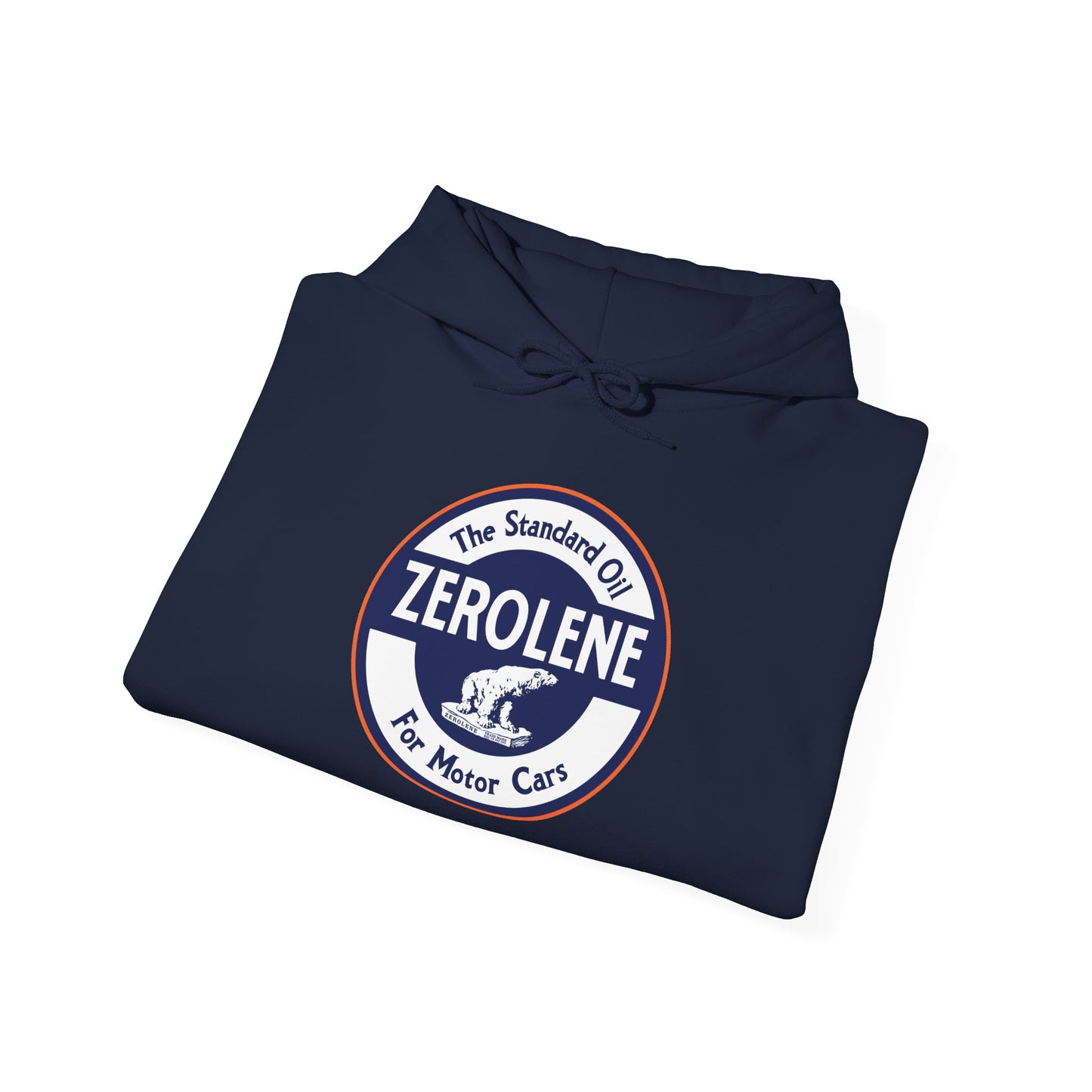 Zerolene Vintage Logo Hoodie — Retro Motor Oil Graphic Sweatshirt