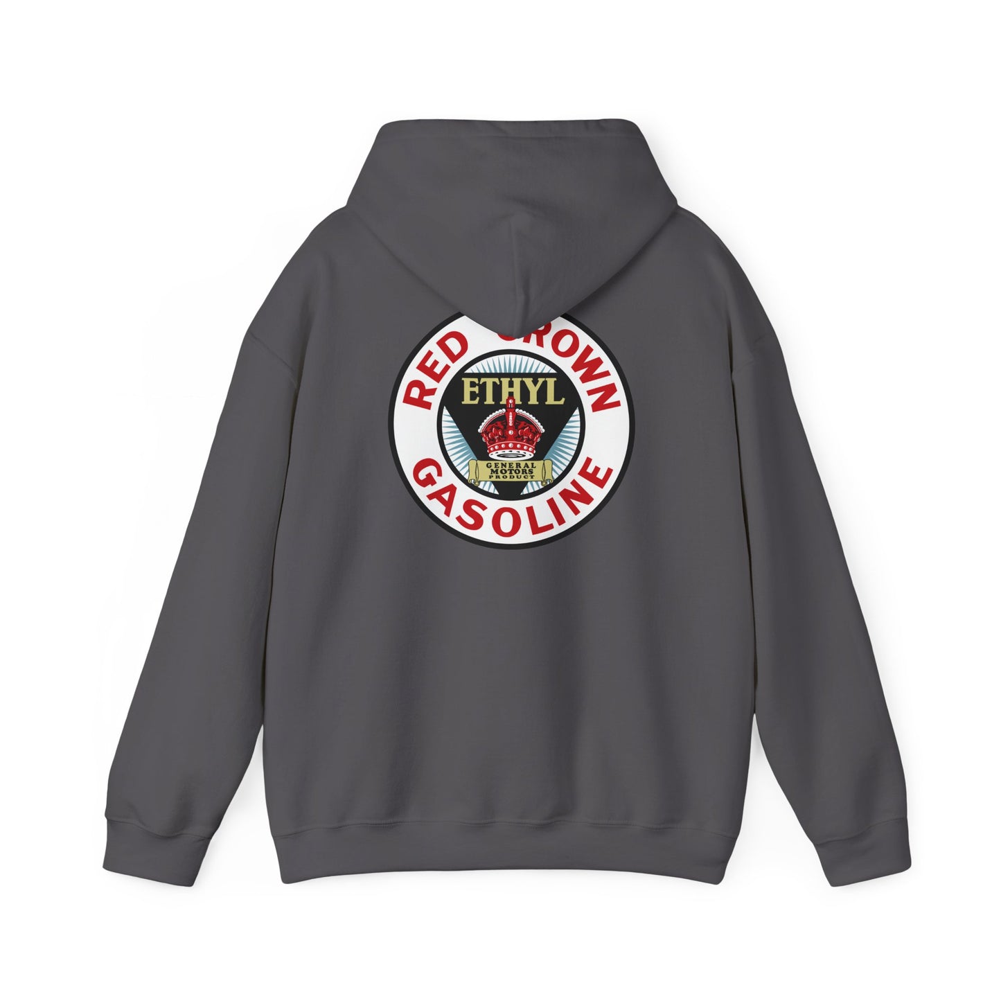 Red Crown Ethyl Hoodie — Vintage Antiknock Petroliana | The Faded Label Co.