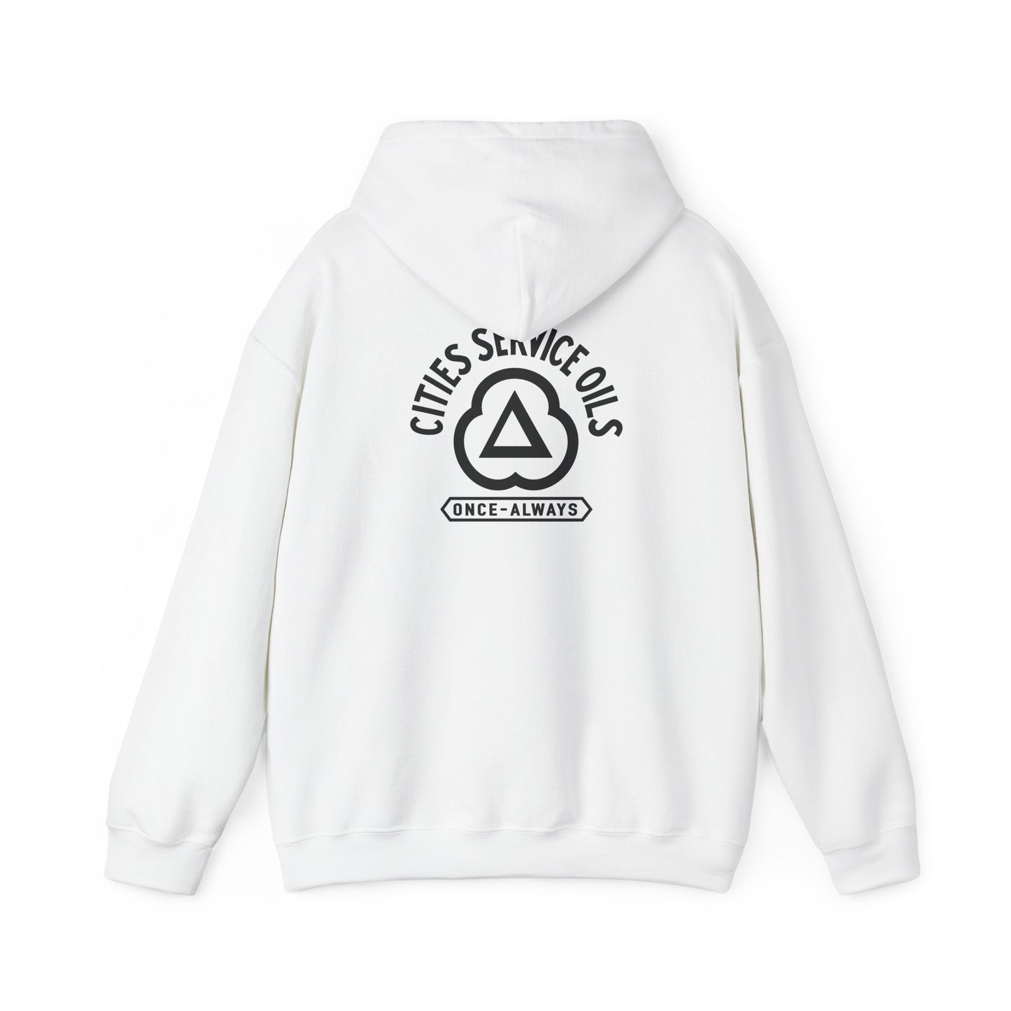 Cities Service Oils Logo Hoodie — 'Once & Always' Retro Gasoline Streetwear