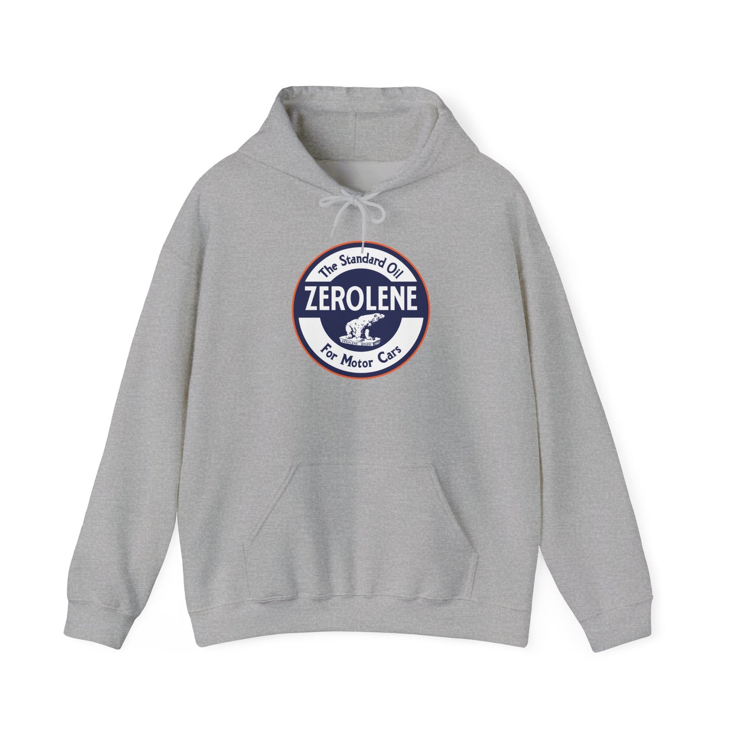 Zerolene Vintage Logo Hoodie — Retro Motor Oil Graphic Sweatshirt