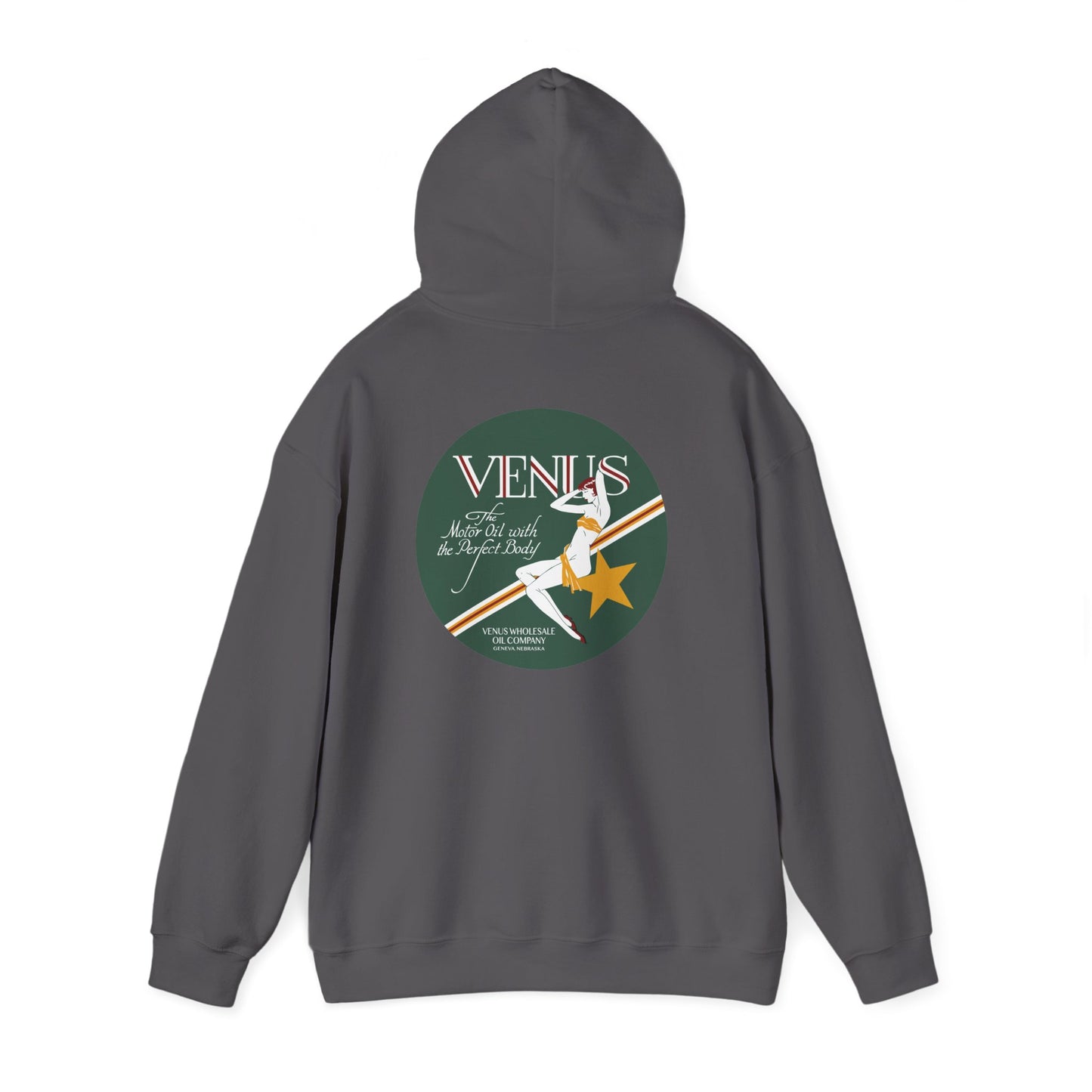 Venus Retro Rocket Hoodie — Vintage Space Pinup Graphic Sweatshirt