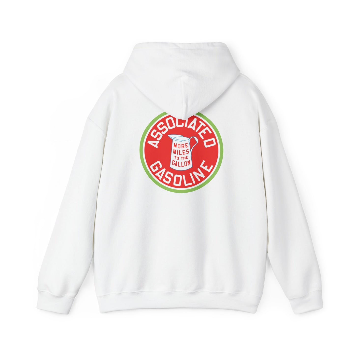 Associated Gasoline Gasoline Logo Hoodie — Vintage Retro Petrol Patch