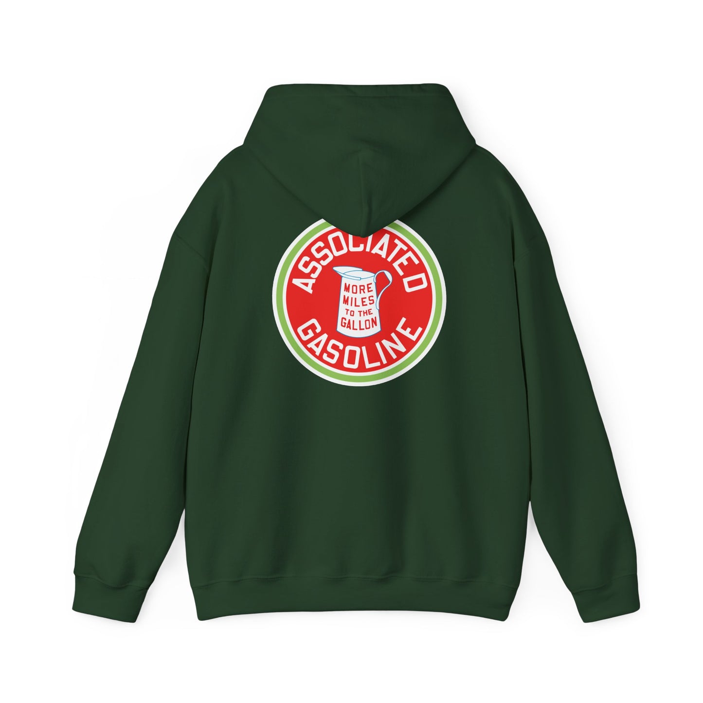 Associated Gasoline Gasoline Logo Hoodie — Vintage Retro Petrol Patch