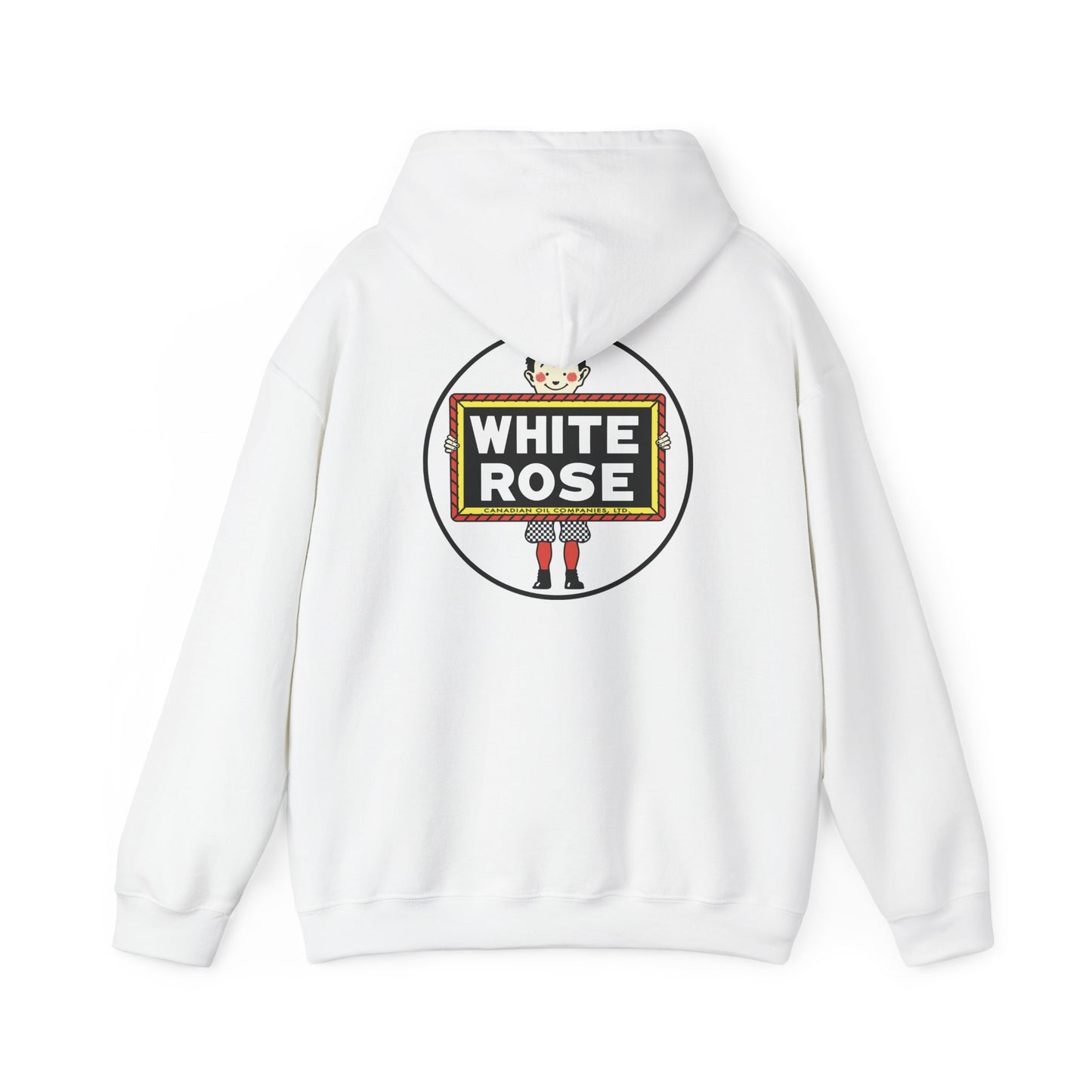 White Rose Logo Hoodie — Vintage Protest Graphic Sweatshirt little boy slate