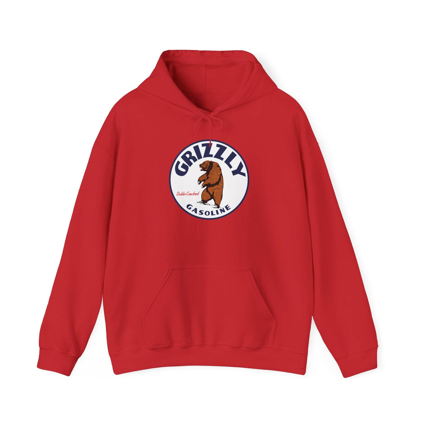 Grizzly Gasoline Logo Hoodie – Retro Bear Graphic Sweatshirt
