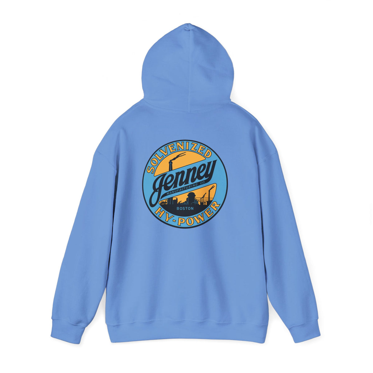 Jenney Hy-Power Hoodie — Vintage Boston Petroliana | The Faded Label Co.